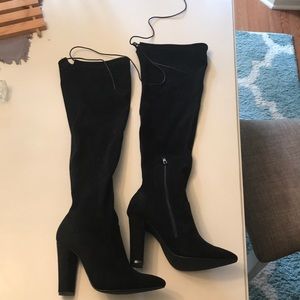 ‼️ᑎo ᒪoᑎgeᖇ ᗩᐯᗩiᒪᗩᗷᒪe‼️Black thigh high boots